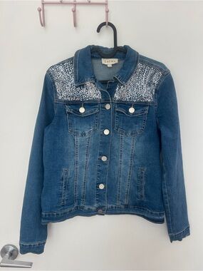 LAURA Sequin Denim Jacket